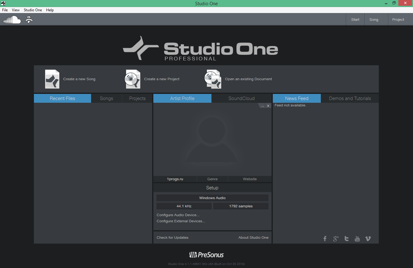 PreSonus Studio One